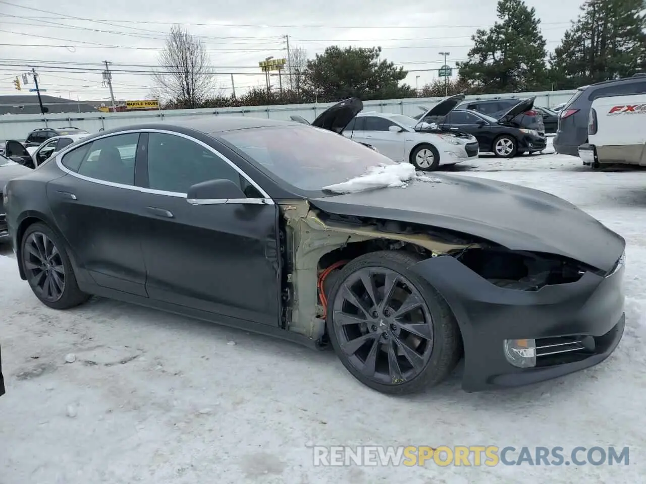 4 Фотография поврежденного автомобиля 5YJSA1E24KF338656 TESLA MODEL S 2019