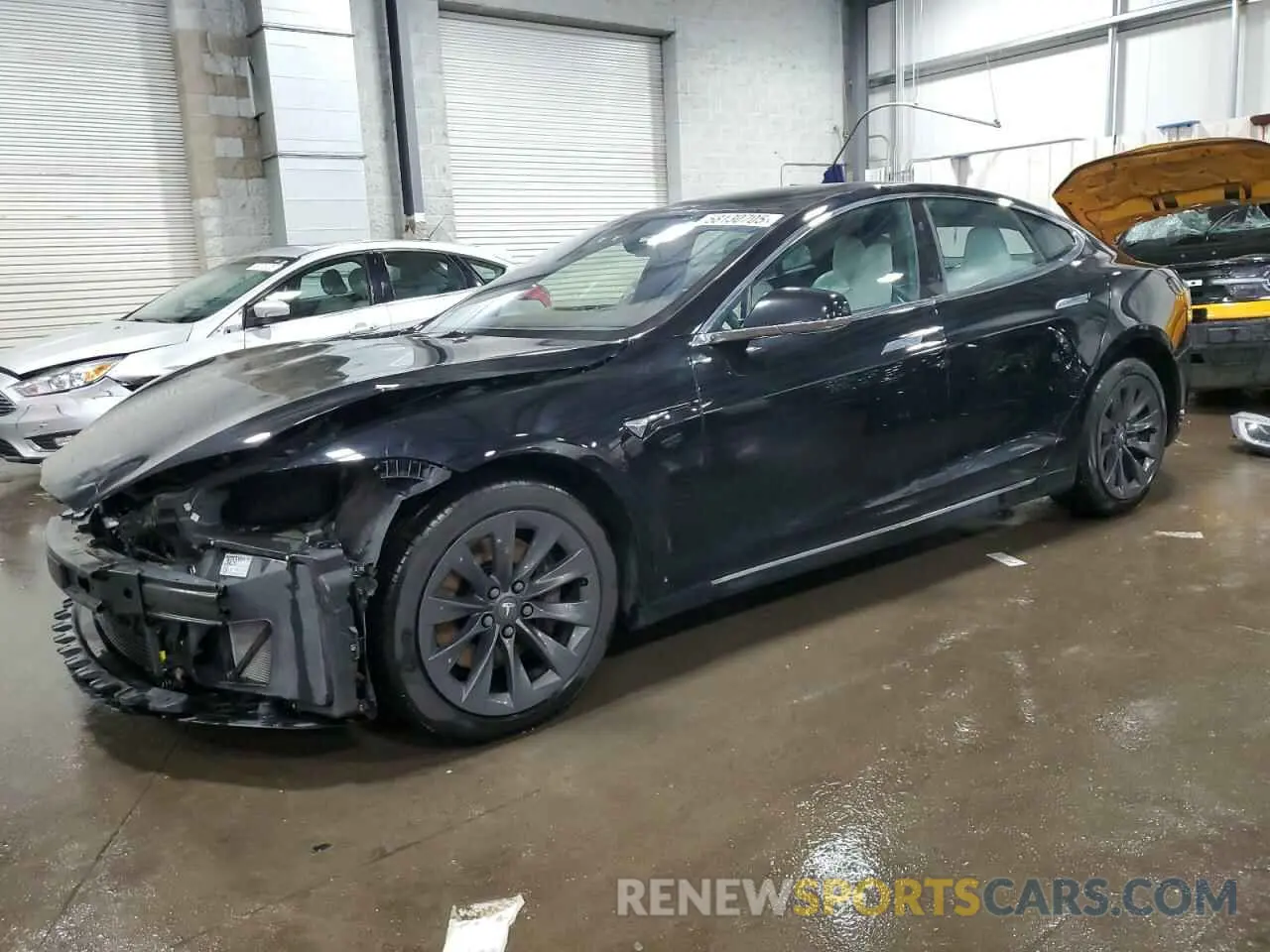 1 Photograph of a damaged car 5YJSA1E25KF310915 TESLA MODEL S 2019
