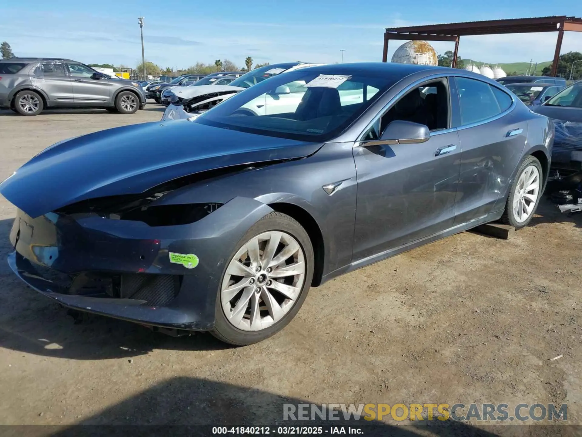 2 Фотография поврежденного автомобиля 5YJSA1E29KF348051 TESLA MODEL S 2019