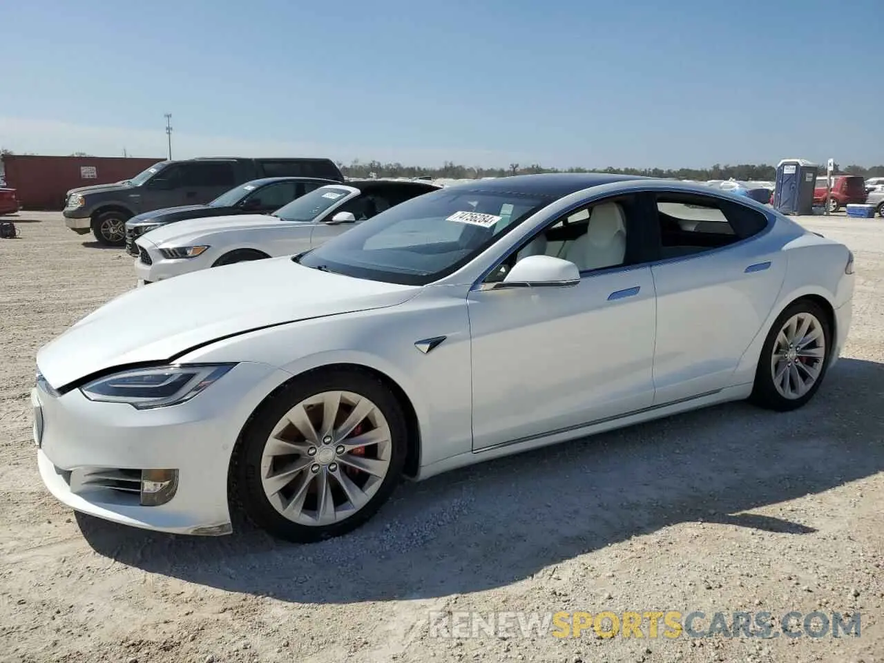 1 Photograph of a damaged car 5YJSA1E43KF337399 TESLA MODEL S 2019