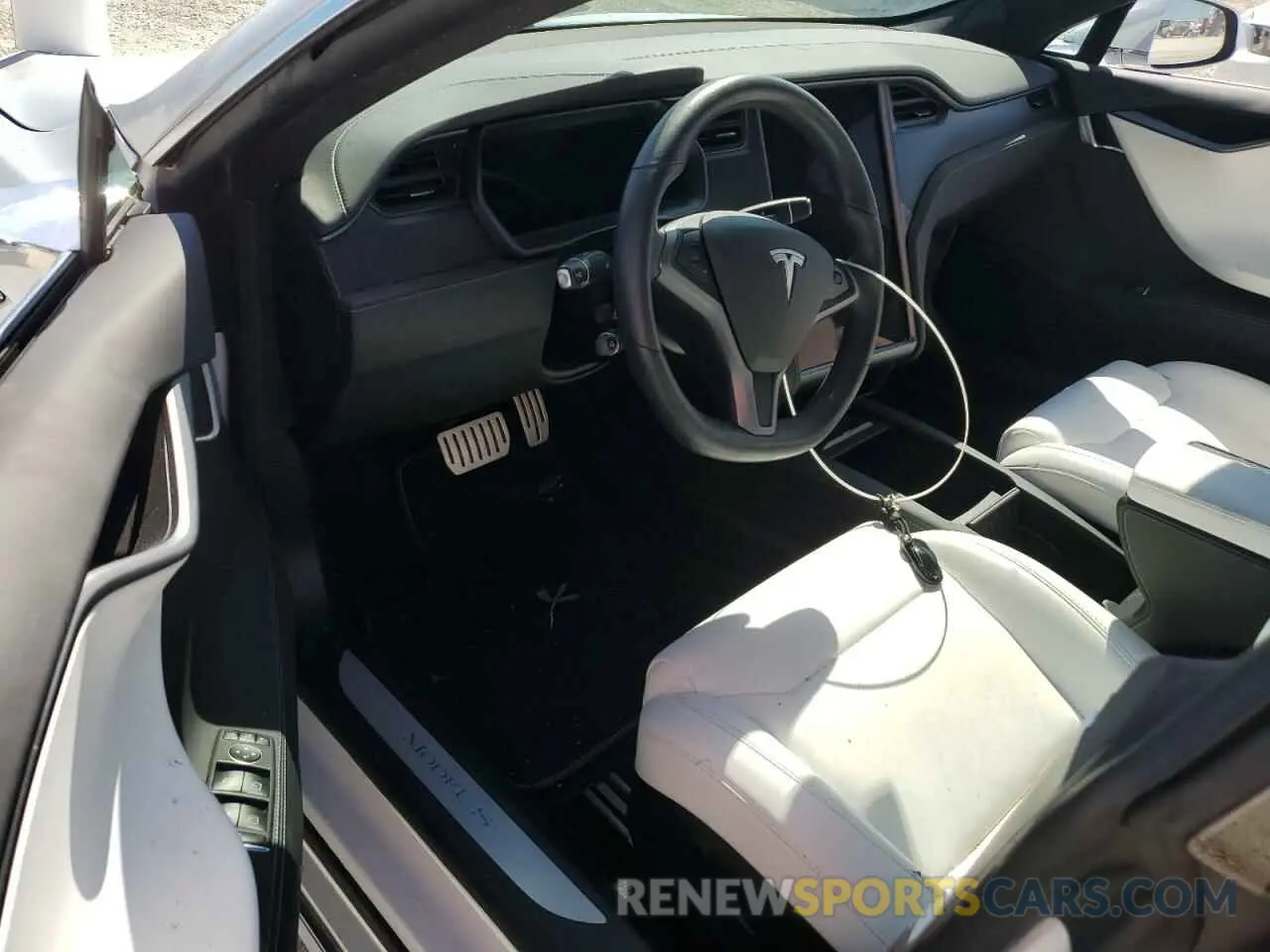 8 Photograph of a damaged car 5YJSA1E43KF337399 TESLA MODEL S 2019