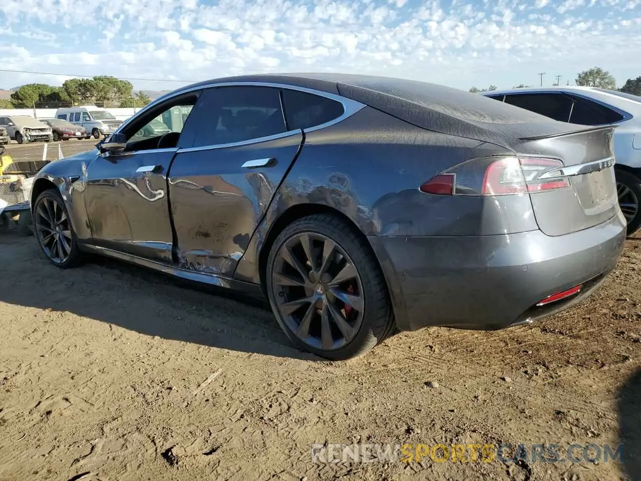 2 Фотография поврежденного автомобиля 5YJSA1E49KF313589 TESLA MODEL S 2019