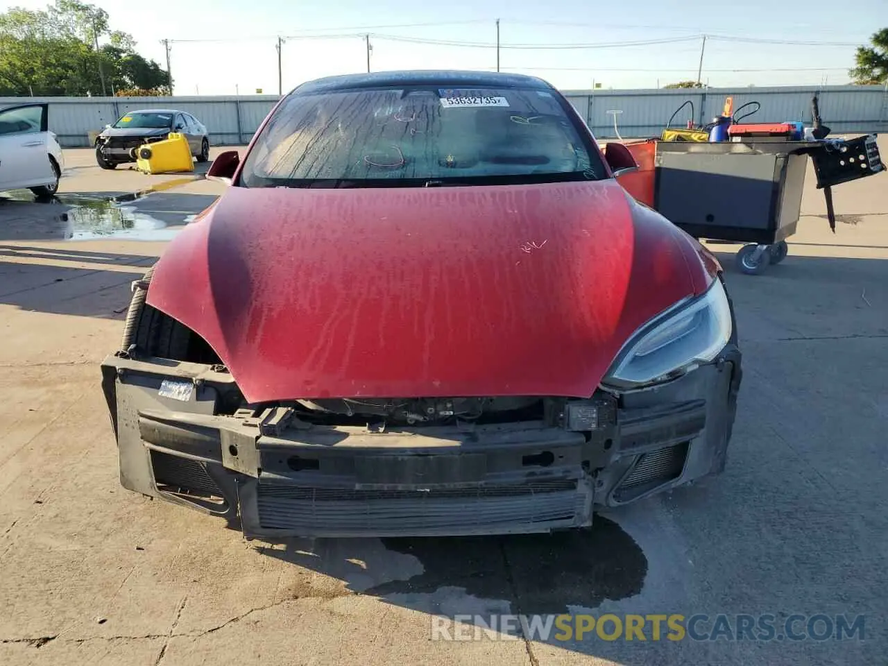 8 Фотография поврежденного автомобиля 5YJSA1E21LF360289 TESLA MODEL S 2020