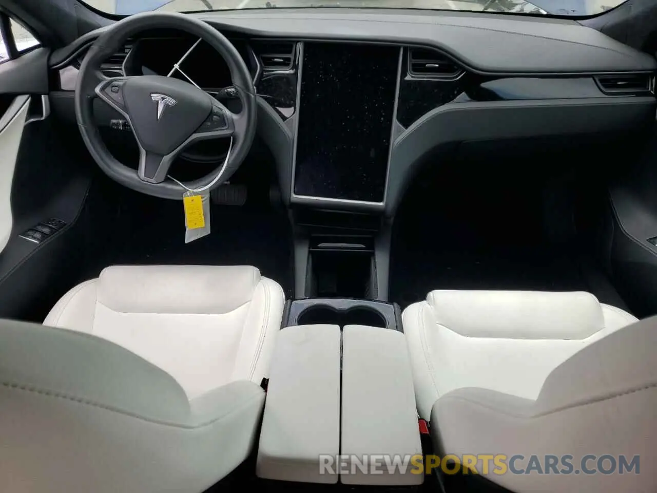 8 Photograph of a damaged car 5YJSA1E21LF392093 TESLA MODEL S 2020