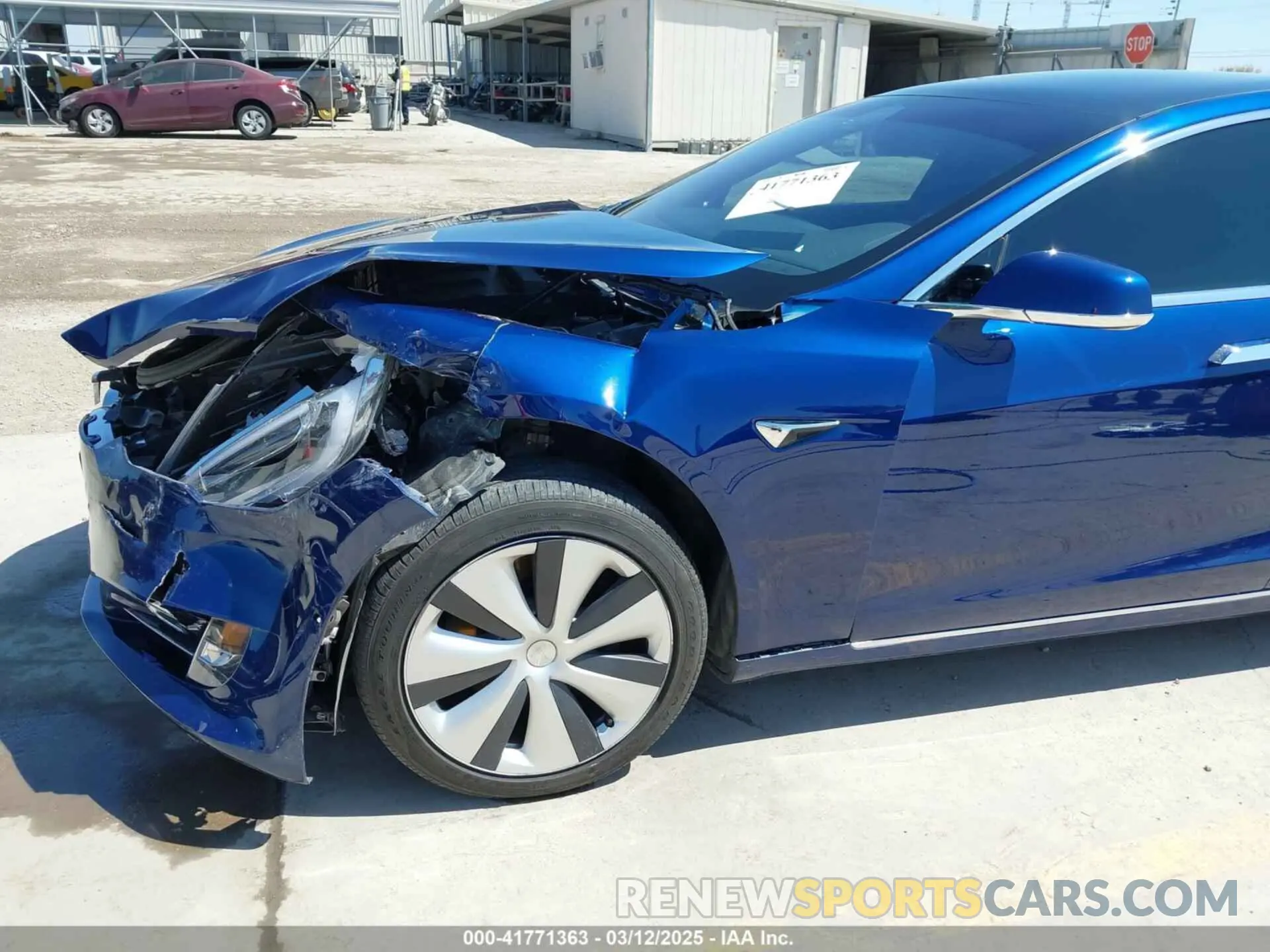 6 Фотография поврежденного автомобиля 5YJSA1E25LF401362 TESLA MODEL S 2020