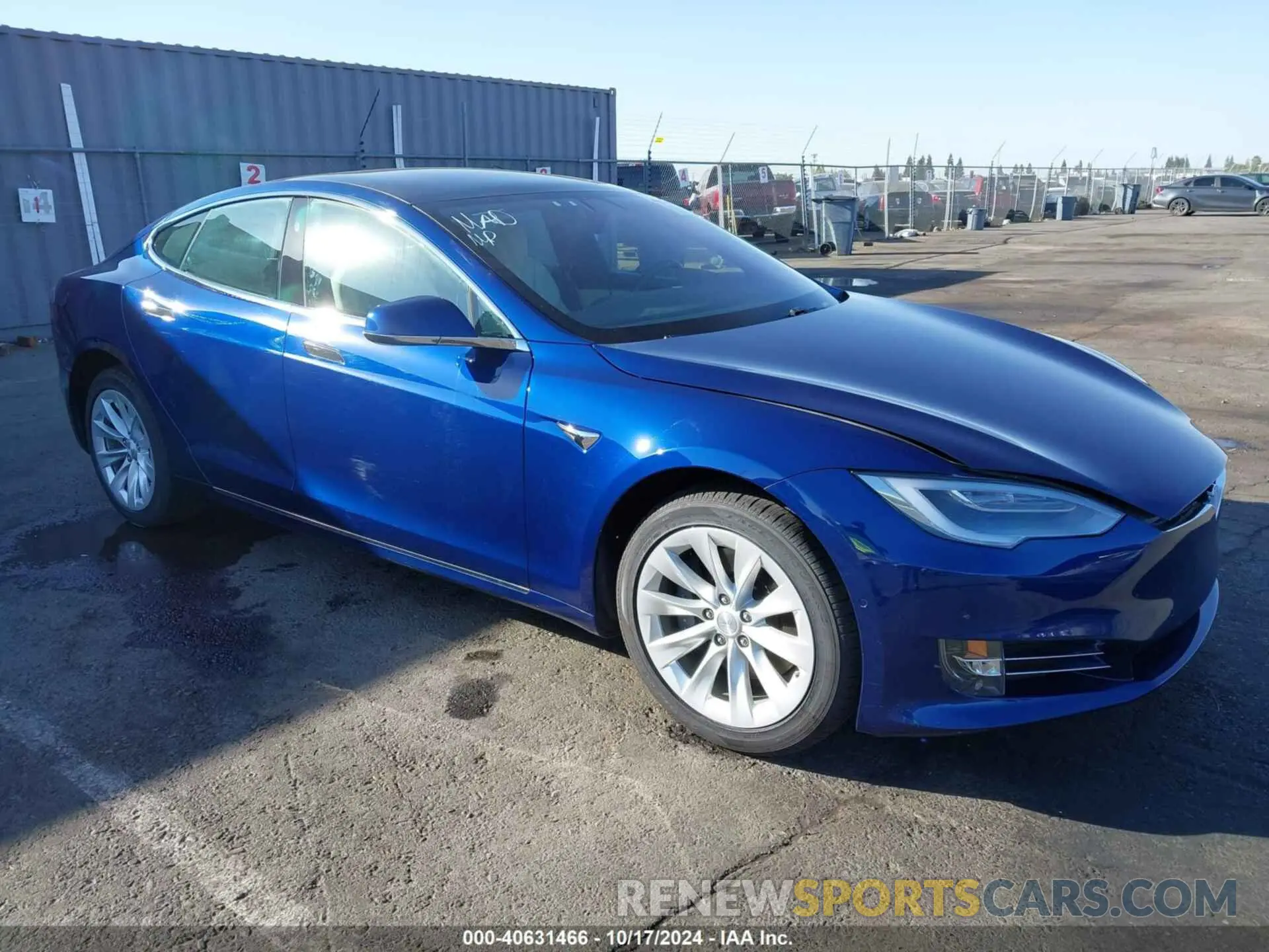 1 Photograph of a damaged car 5YJSA1E27LF364153 TESLA MODEL S 2020