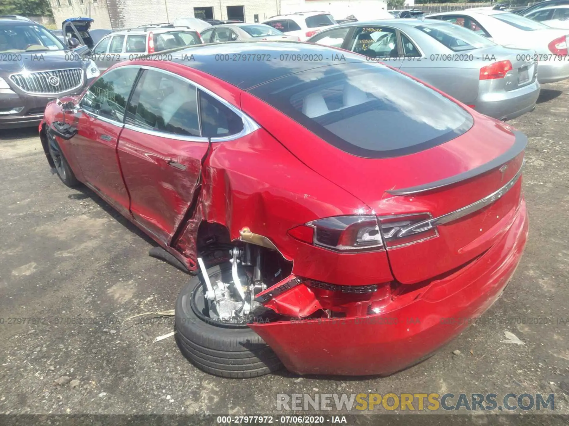 3 Photograph of a damaged car 5YJSA1E27LF381051 TESLA MODEL S 2020