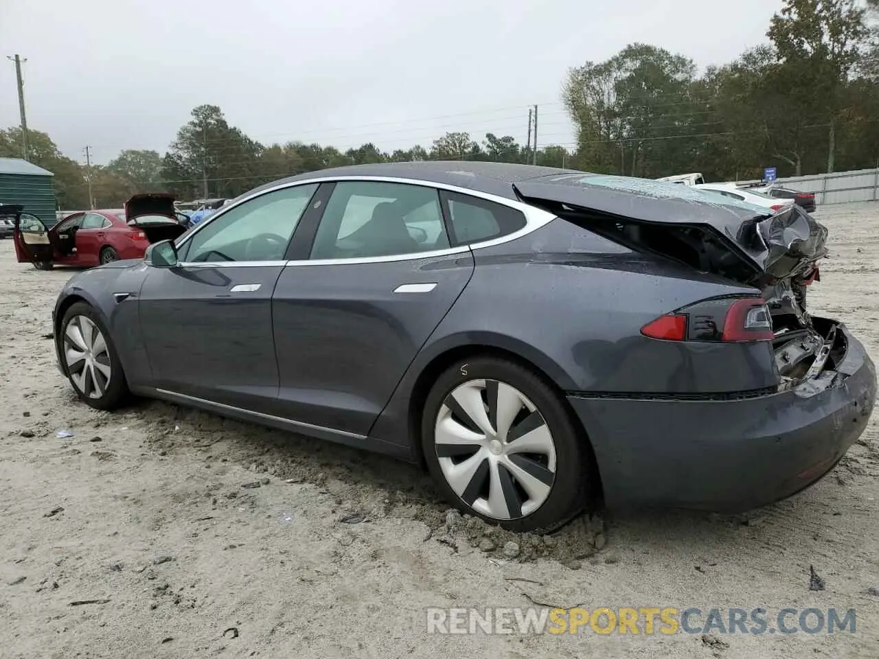 2 Фотография поврежденного автомобиля 5YJSA1E29LF412901 TESLA MODEL S 2020
