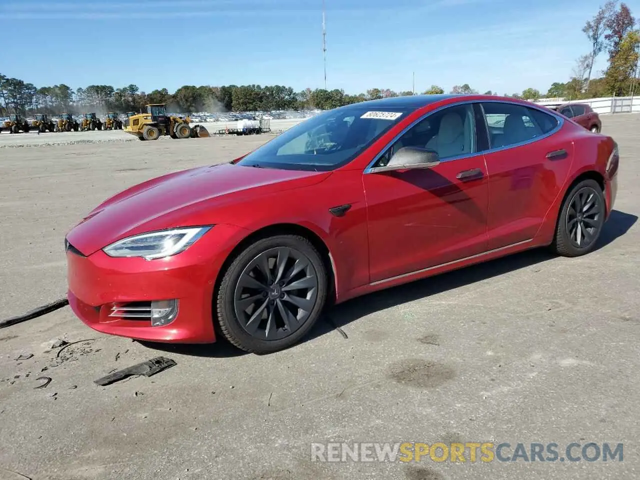 1 Photograph of a damaged car 5YJSA1E2XLF363644 TESLA MODEL S 2020