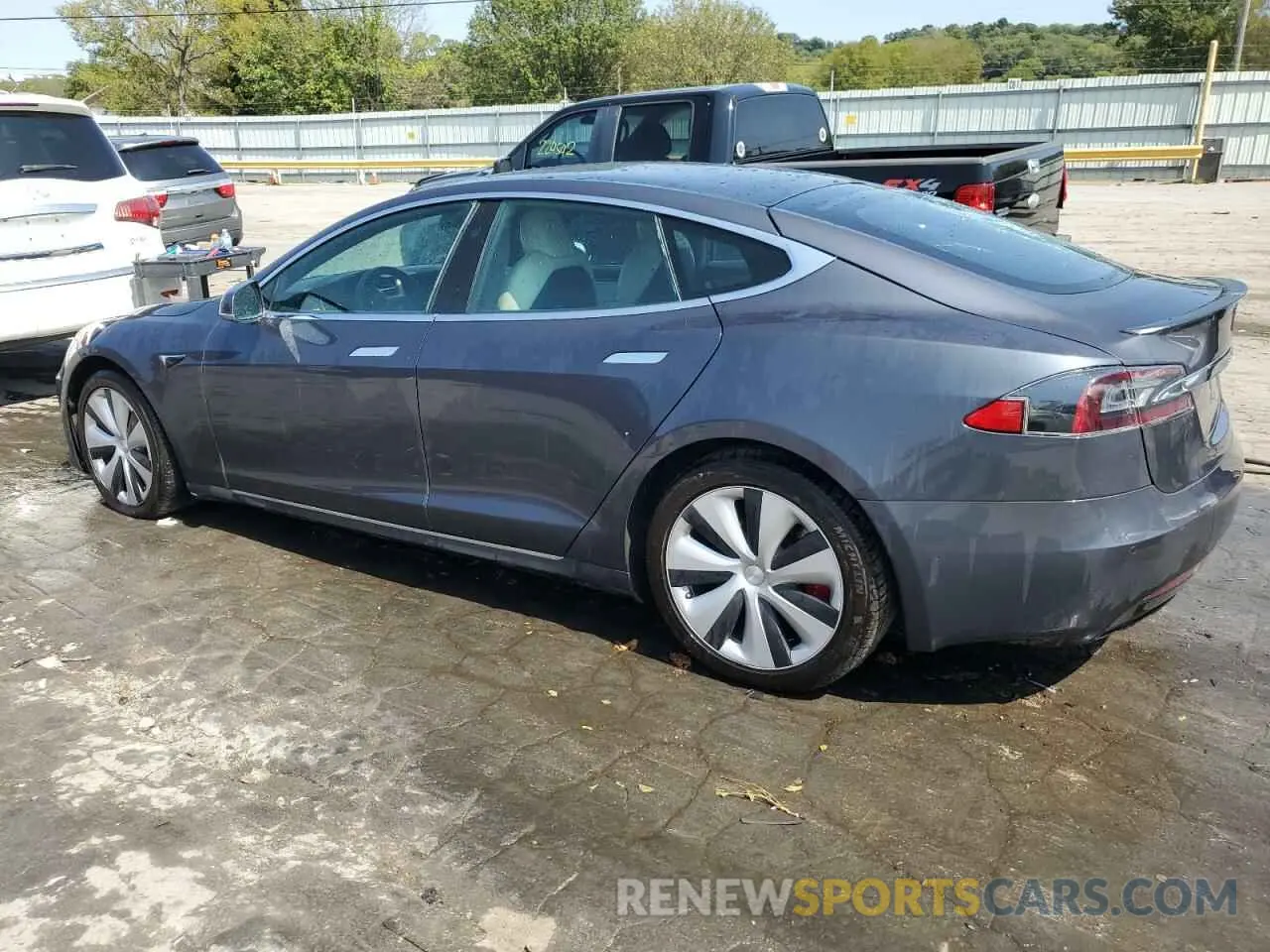 2 Фотография поврежденного автомобиля 5YJSA1E40LF390594 TESLA MODEL S 2020