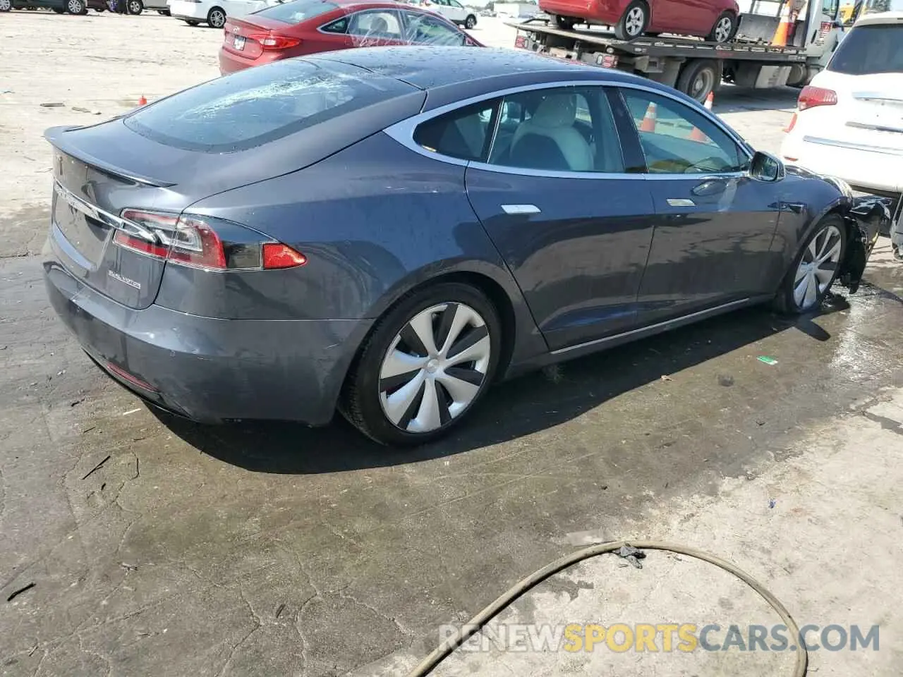 3 Фотография поврежденного автомобиля 5YJSA1E40LF390594 TESLA MODEL S 2020