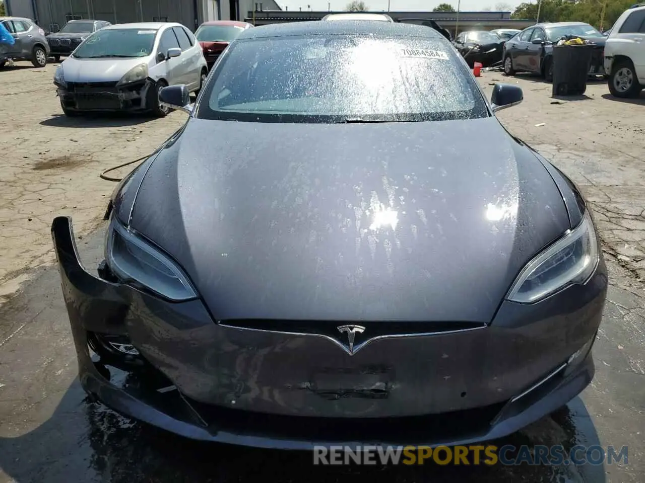 5 Фотография поврежденного автомобиля 5YJSA1E40LF390594 TESLA MODEL S 2020