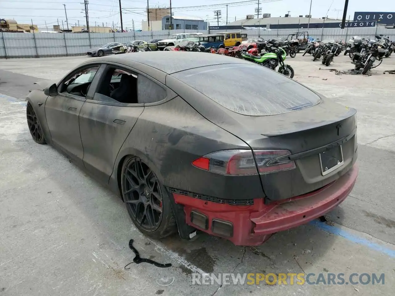 3 Photograph of a damaged car 5YJSA1E47LF355678 TESLA MODEL S 2020
