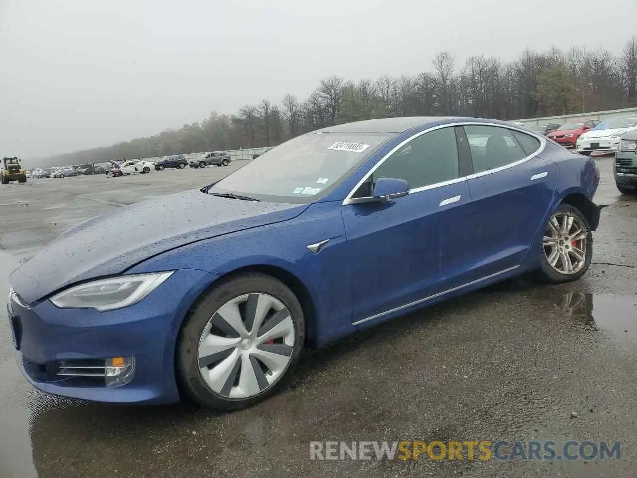 1 Photograph of a damaged car 5YJSA1E47LF390673 TESLA MODEL S 2020