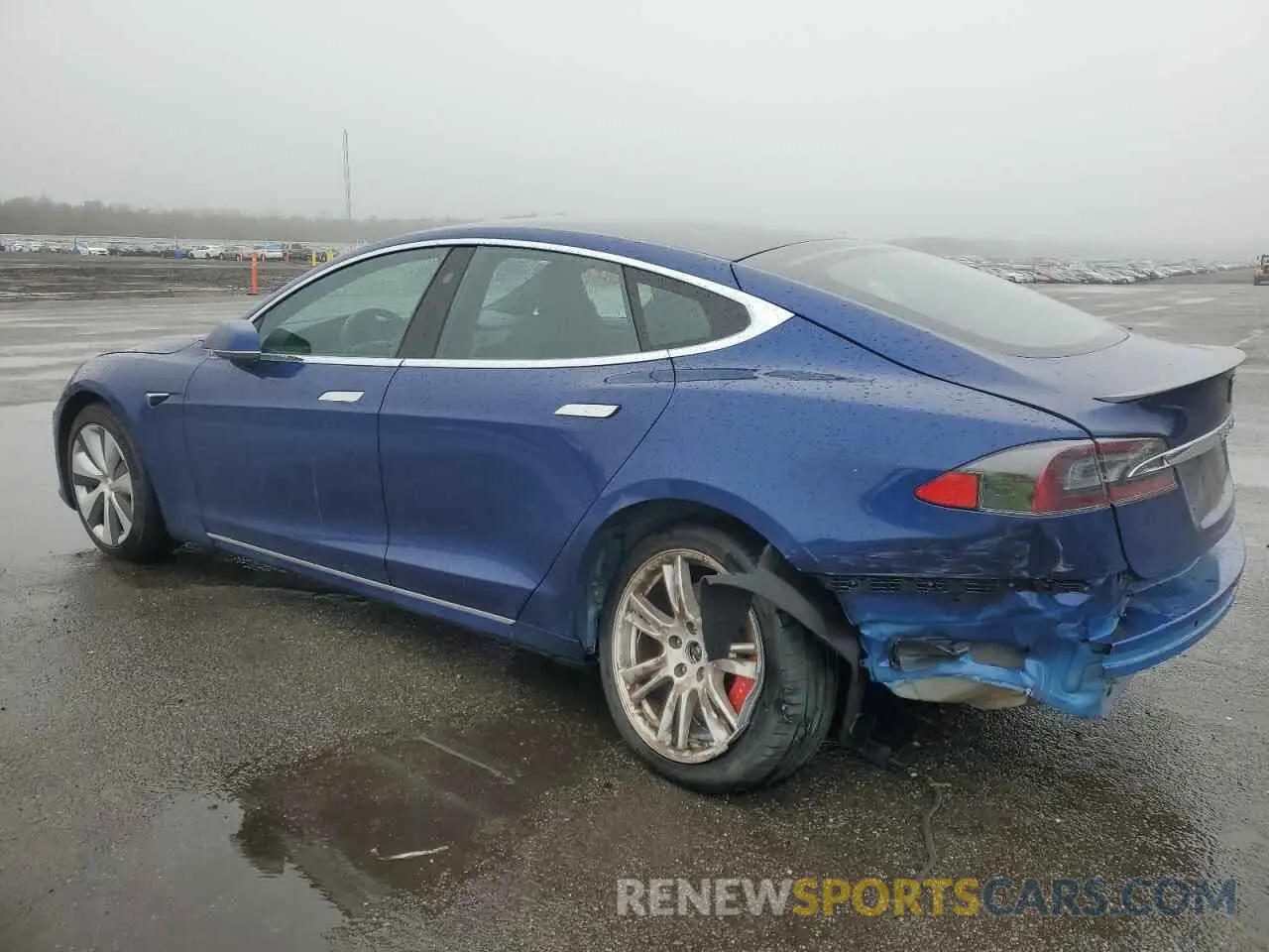 2 Photograph of a damaged car 5YJSA1E47LF390673 TESLA MODEL S 2020