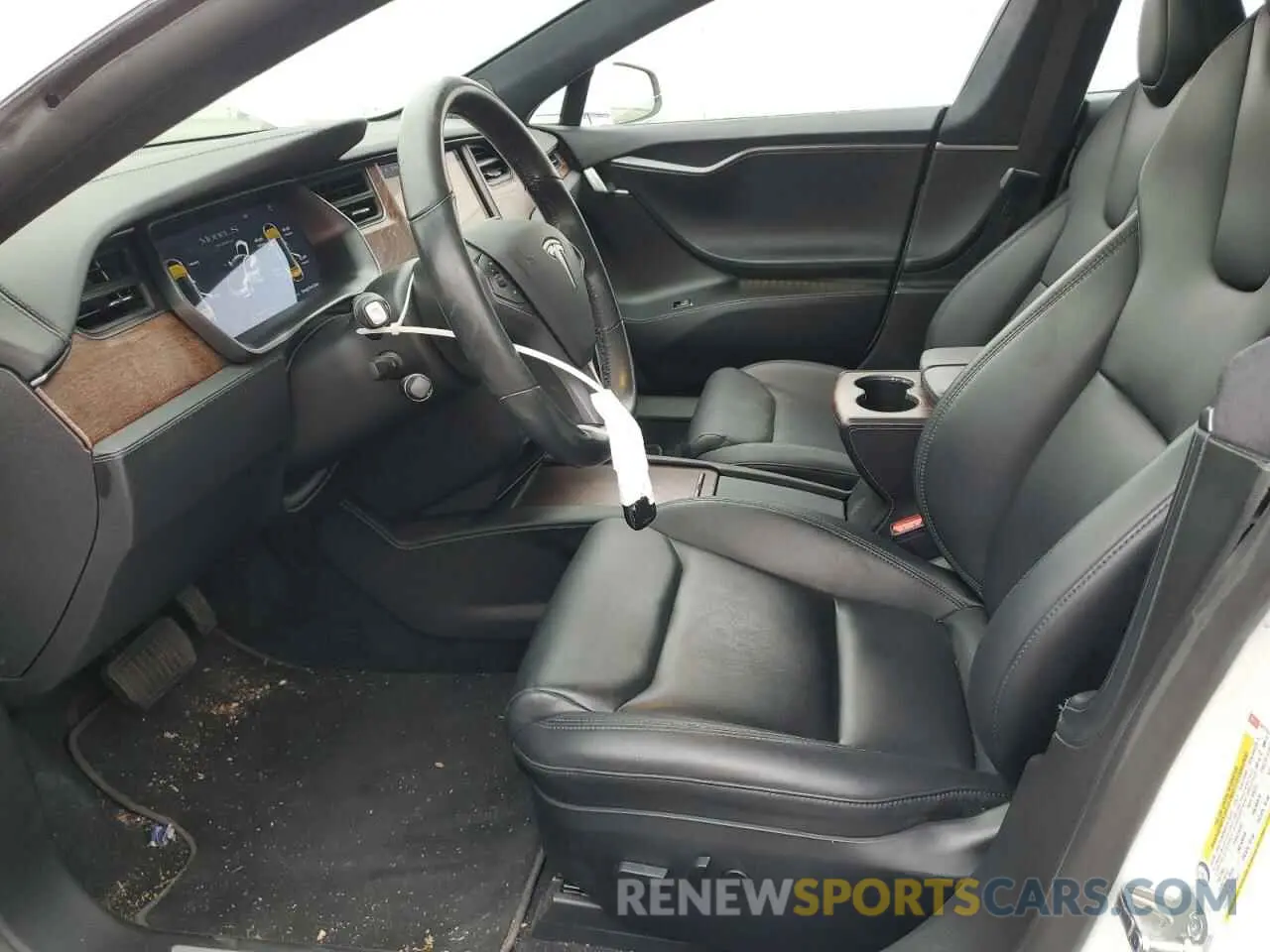 7 Photograph of a damaged car 5YJSA1E24MF427775 TESLA MODEL S 2021