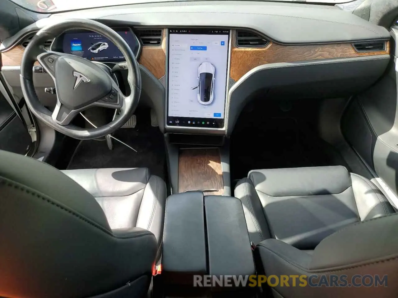 8 Photograph of a damaged car 5YJSA1E27MF424174 TESLA MODEL S 2021