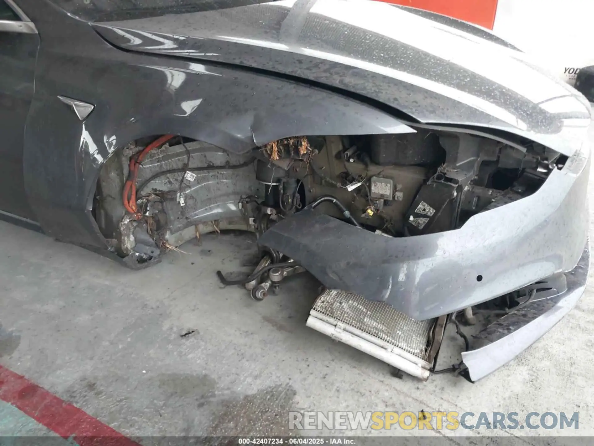6 Photograph of a damaged car 5YJSA1E28MF421655 TESLA MODEL S 2021