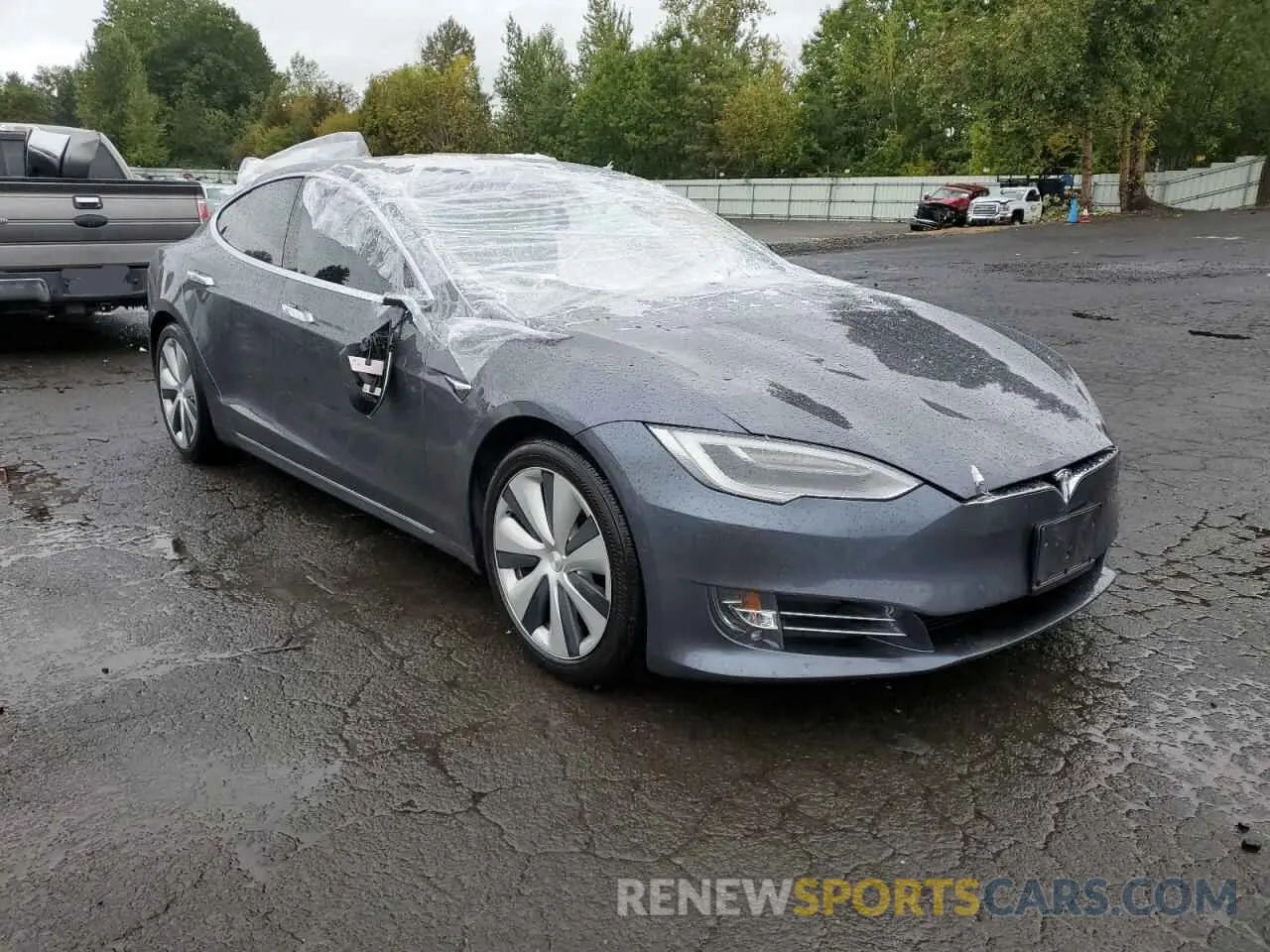 4 Фотография поврежденного автомобиля 5YJSA1E28MF423888 TESLA MODEL S 2021