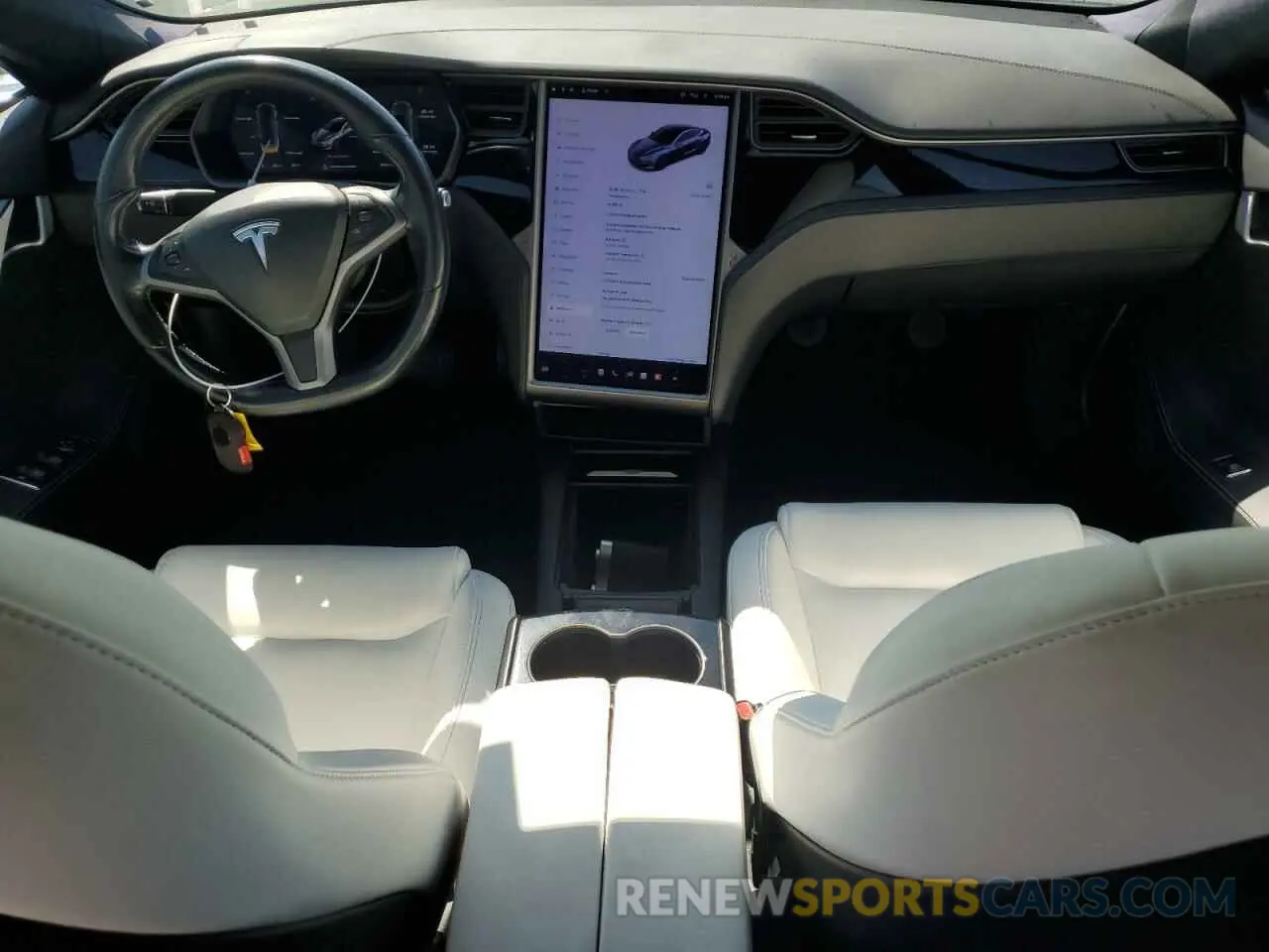8 Photograph of a damaged car 5YJSA1E28MF425611 TESLA MODEL S 2021