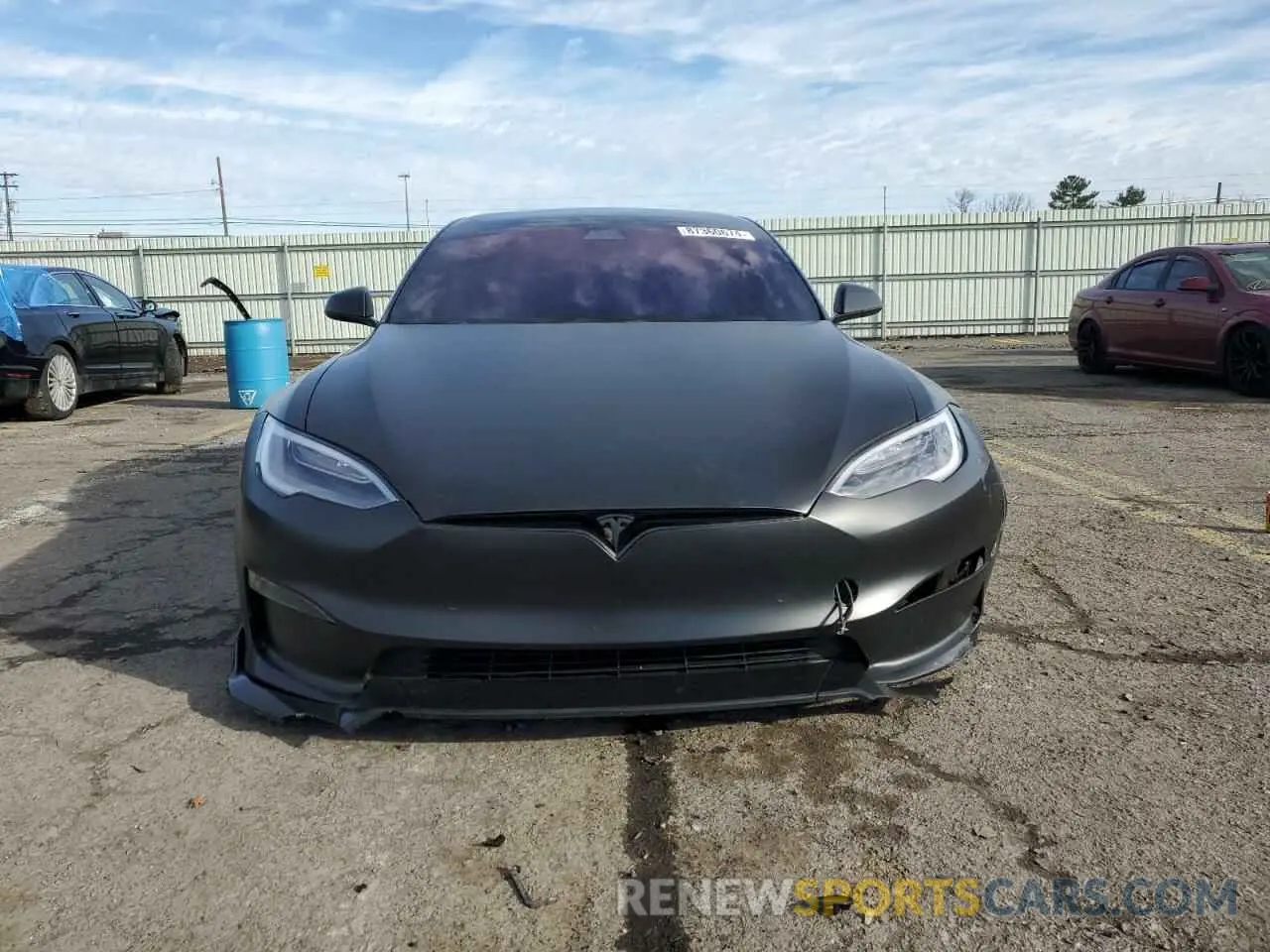 5 Фотография поврежденного автомобиля 5YJSA1E50MF436712 TESLA MODEL S 2021