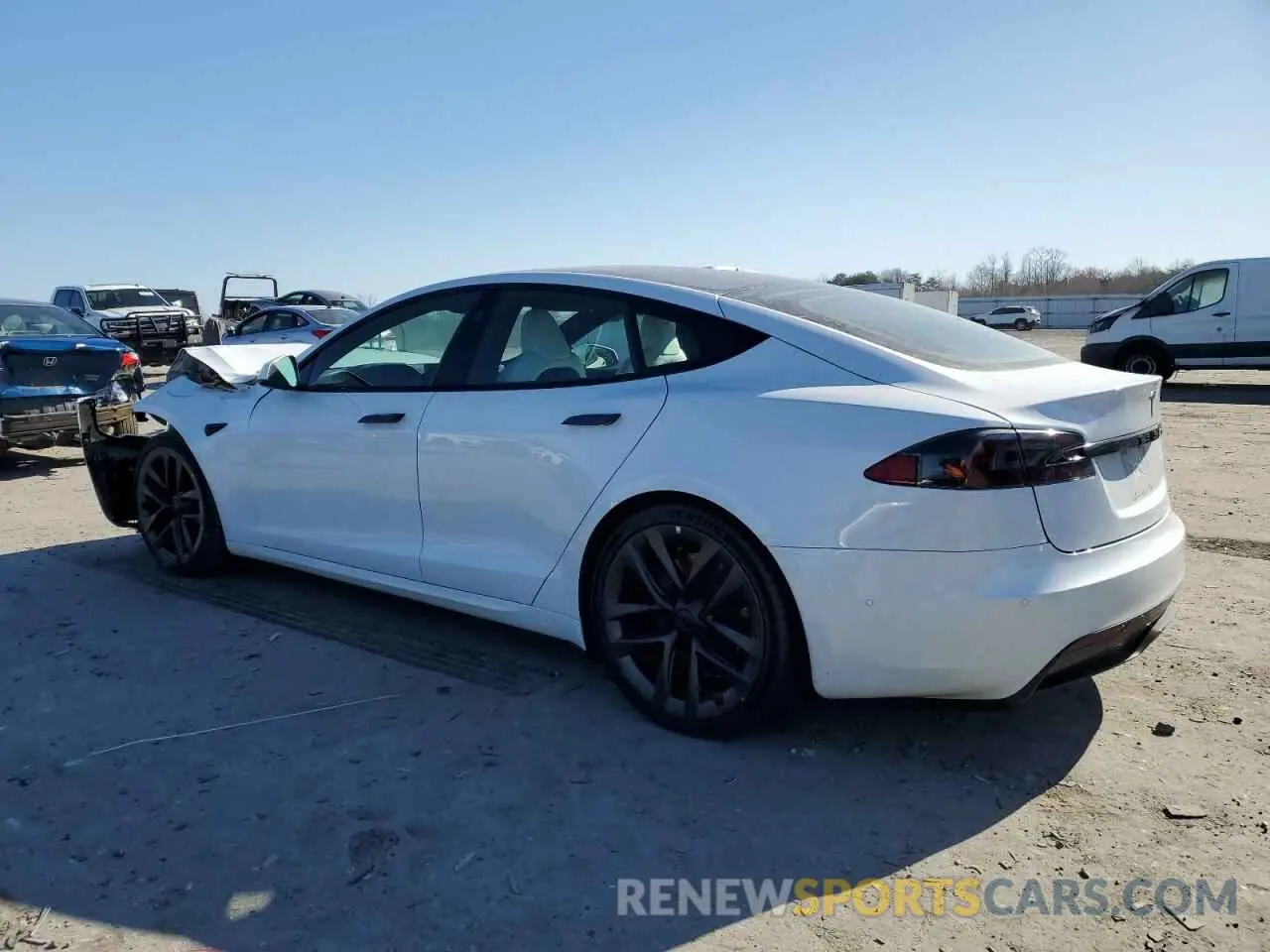 2 Фотография поврежденного автомобиля 5YJSA1E50MF452683 TESLA MODEL S 2021
