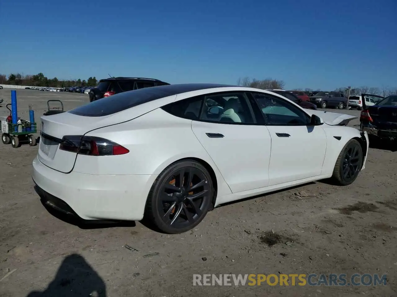 3 Фотография поврежденного автомобиля 5YJSA1E50MF452683 TESLA MODEL S 2021