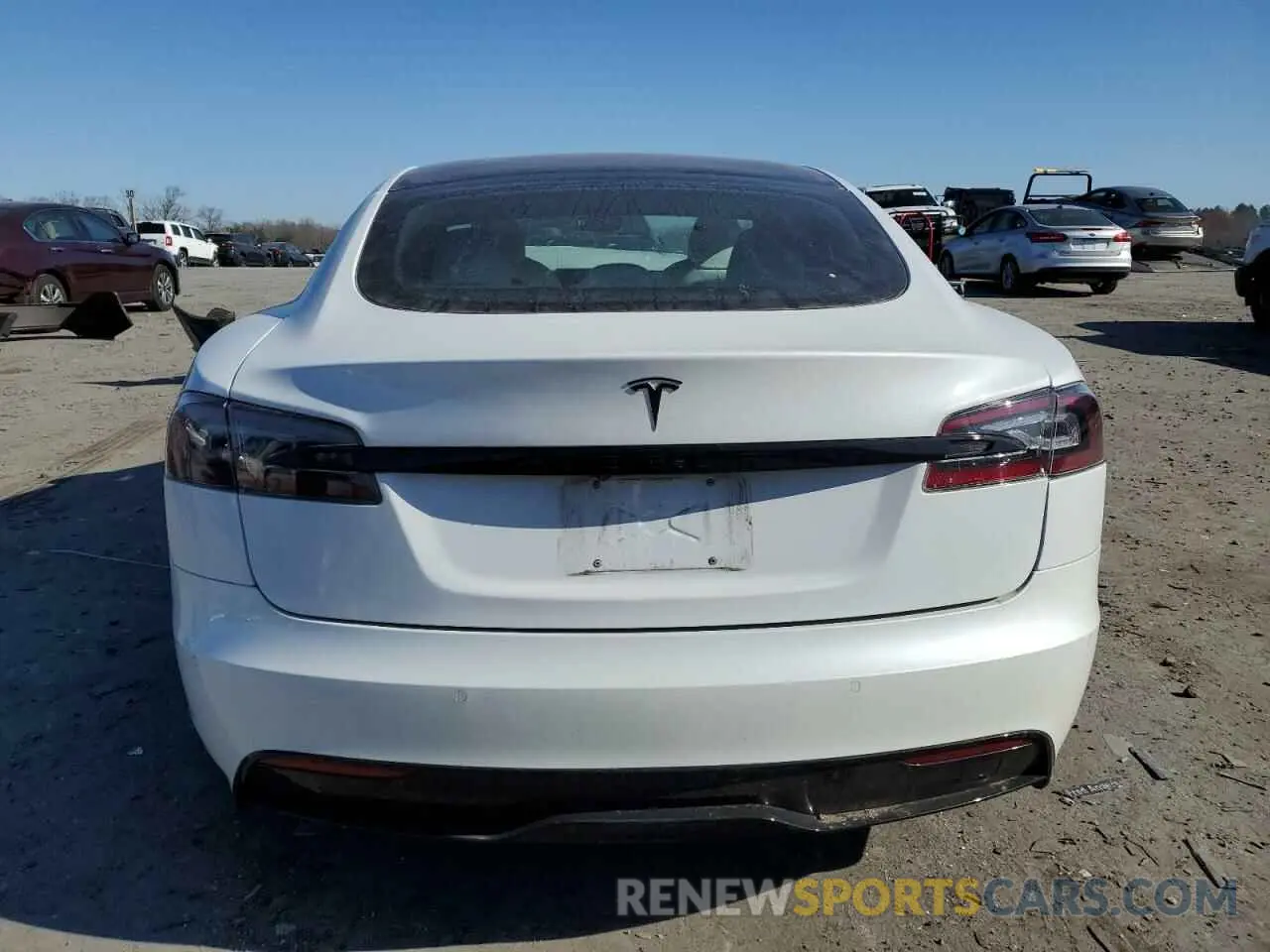 6 Фотография поврежденного автомобиля 5YJSA1E50MF452683 TESLA MODEL S 2021