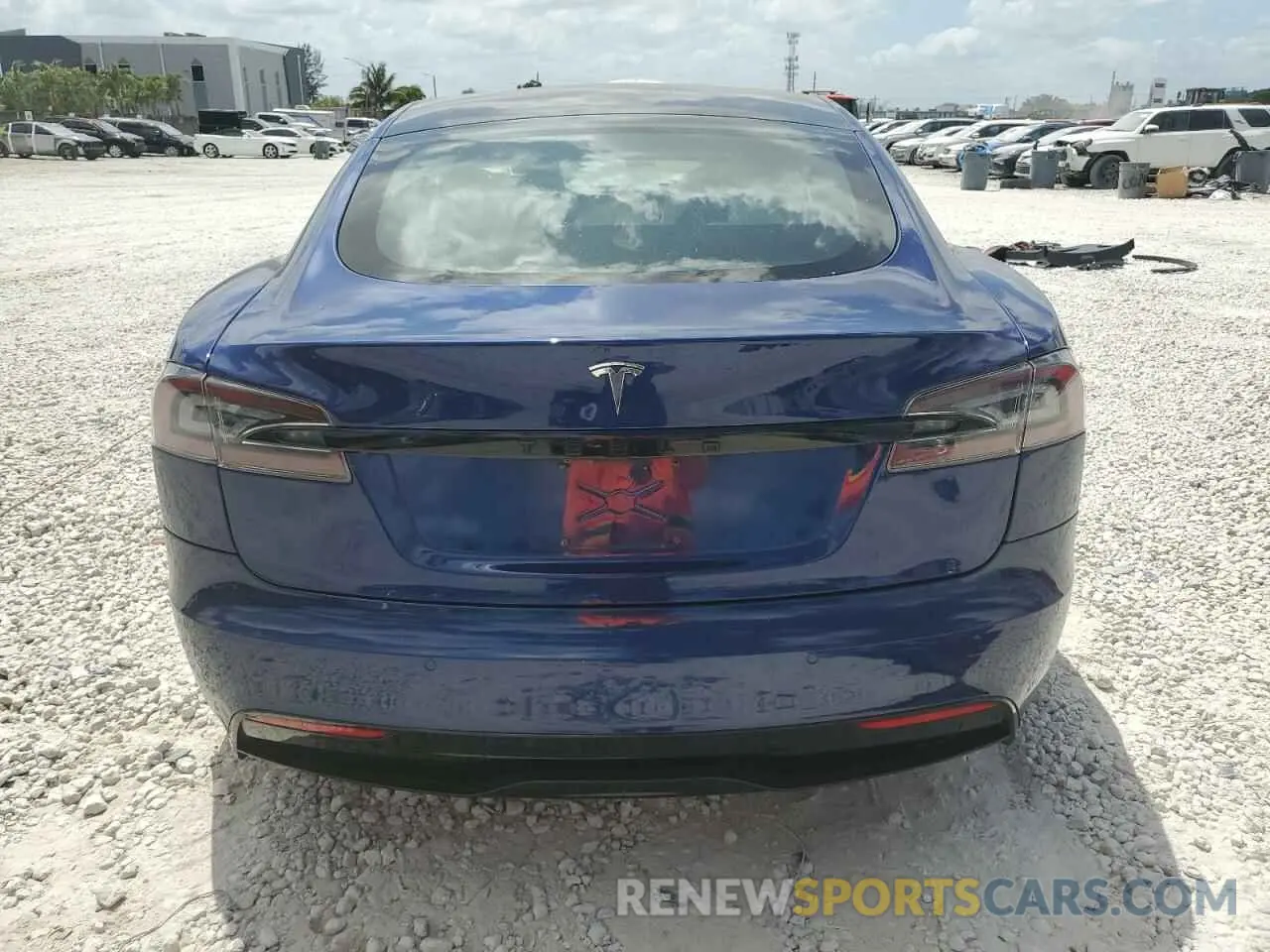 6 Photograph of a damaged car 5YJSA1E50MF452893 TESLA MODEL S 2021