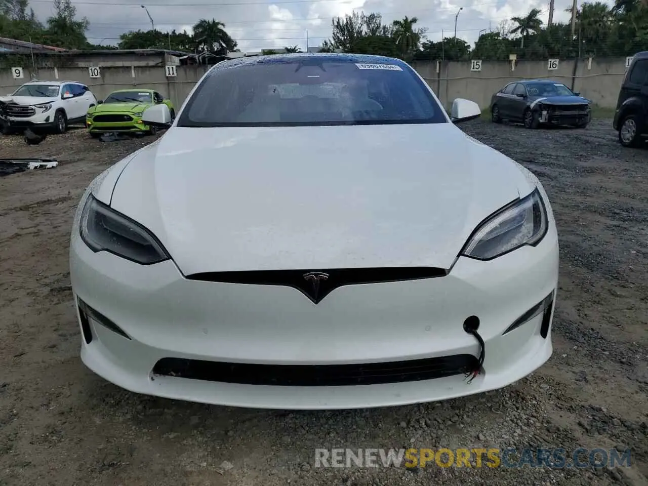 5 Photograph of a damaged car 5YJSA1E50MF453591 TESLA MODEL S 2021