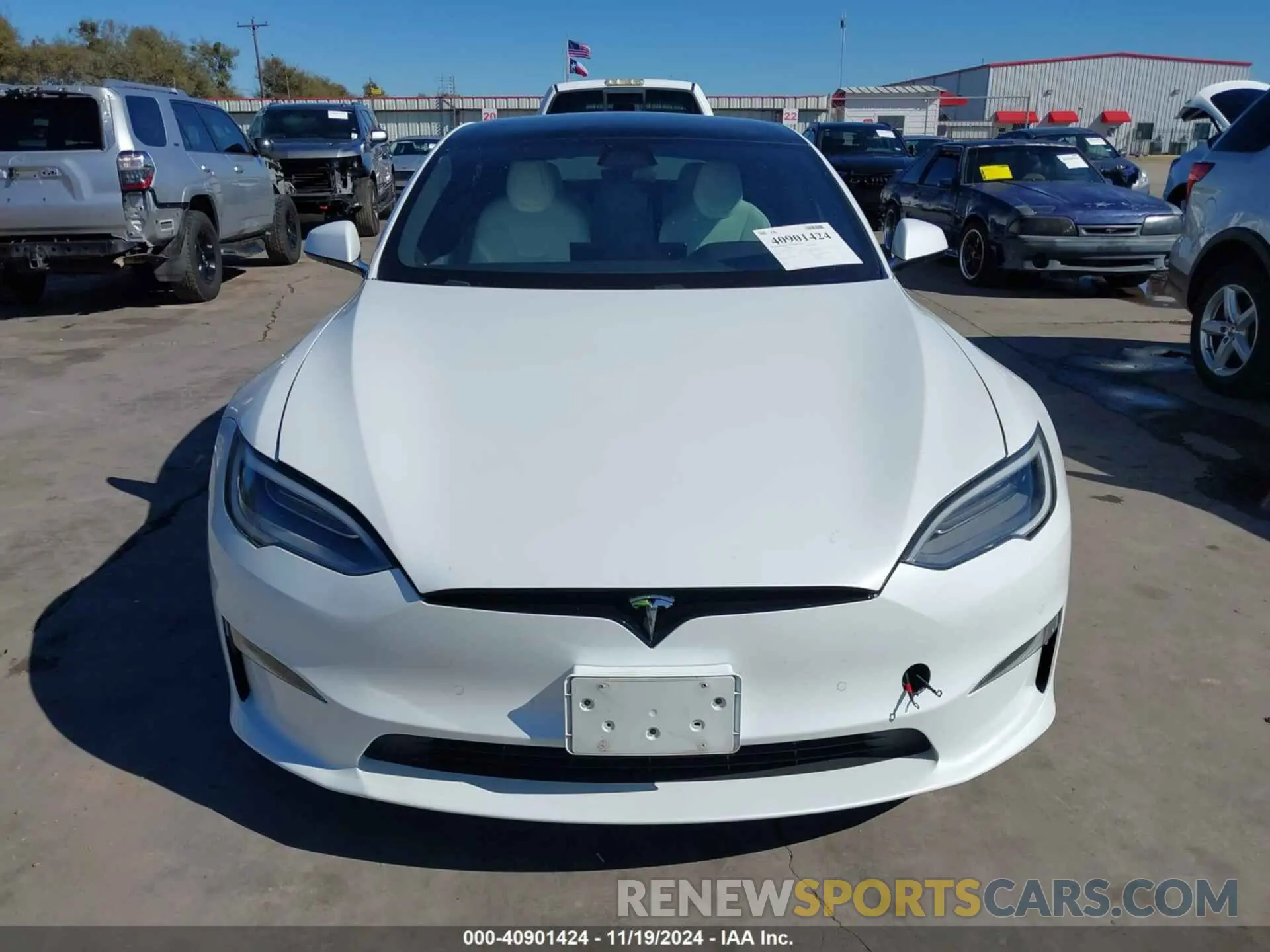 12 Фотография поврежденного автомобиля 5YJSA1E50MF455521 TESLA MODEL S 2021