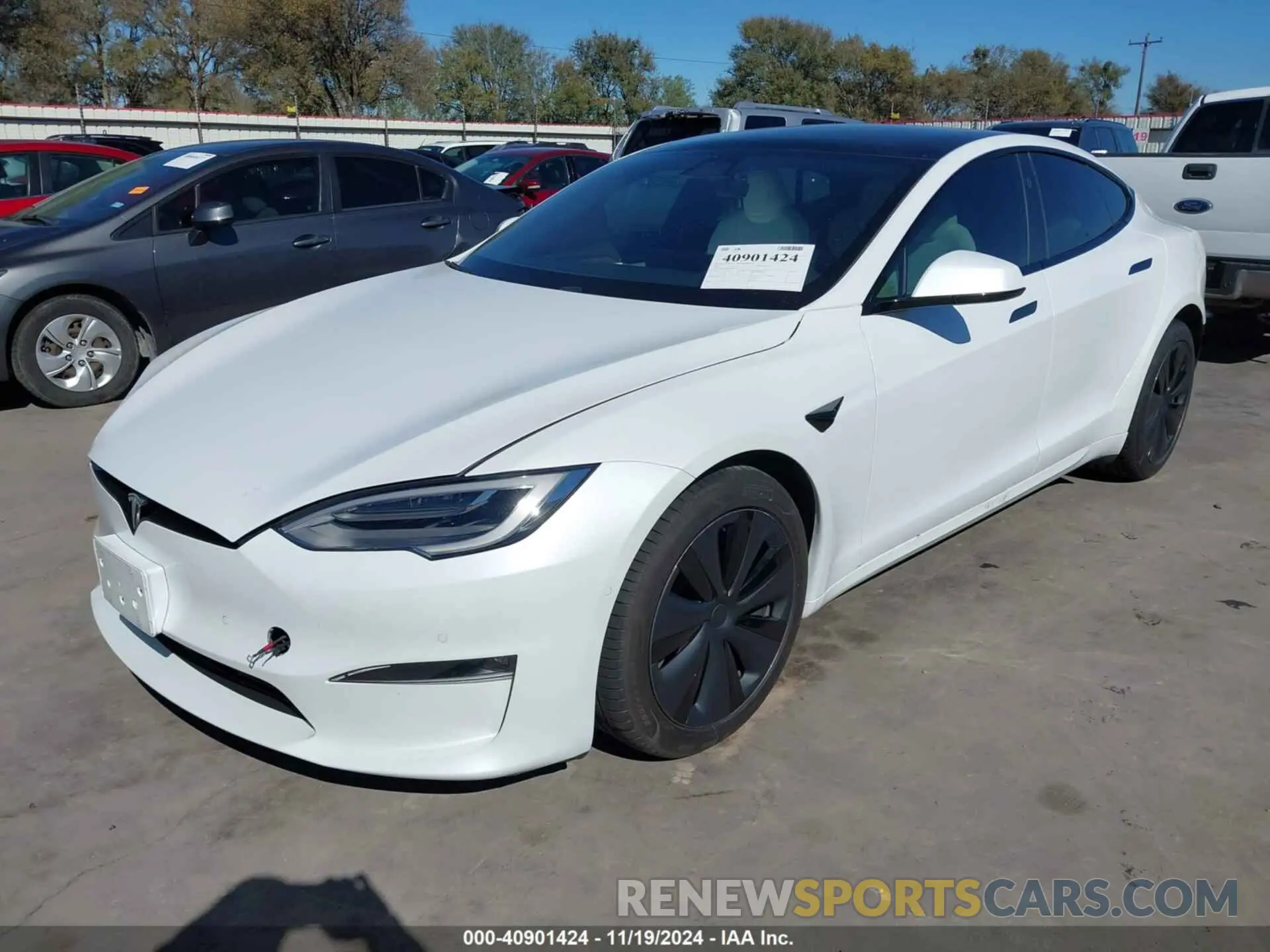 2 Фотография поврежденного автомобиля 5YJSA1E50MF455521 TESLA MODEL S 2021
