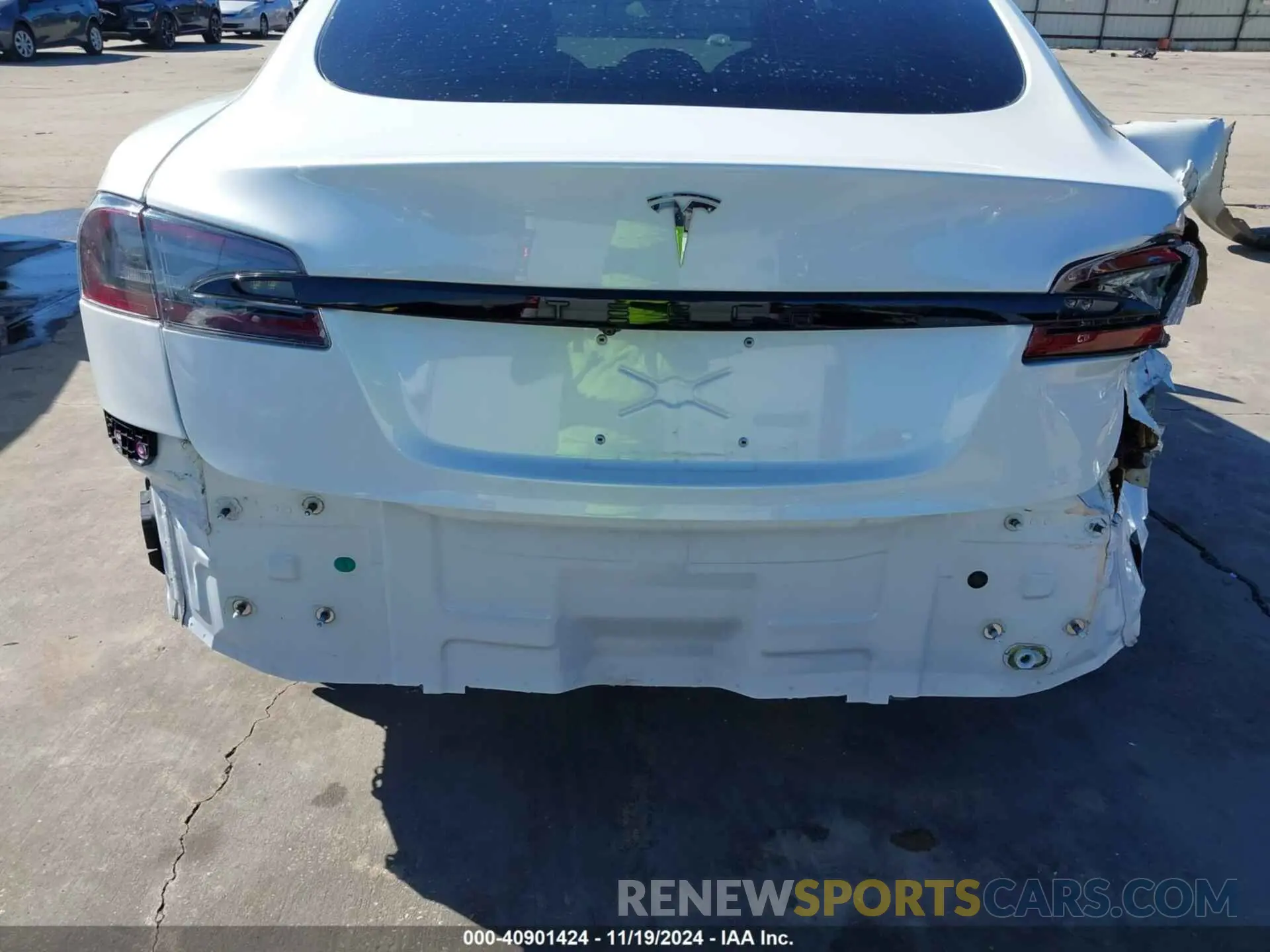6 Фотография поврежденного автомобиля 5YJSA1E50MF455521 TESLA MODEL S 2021