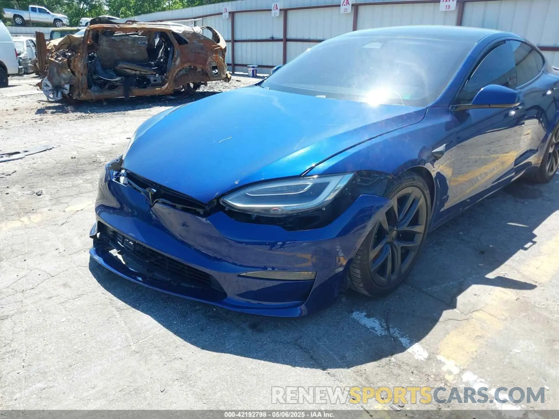 6 Photograph of a damaged car 5YJSA1E51MF428506 TESLA MODEL S 2021