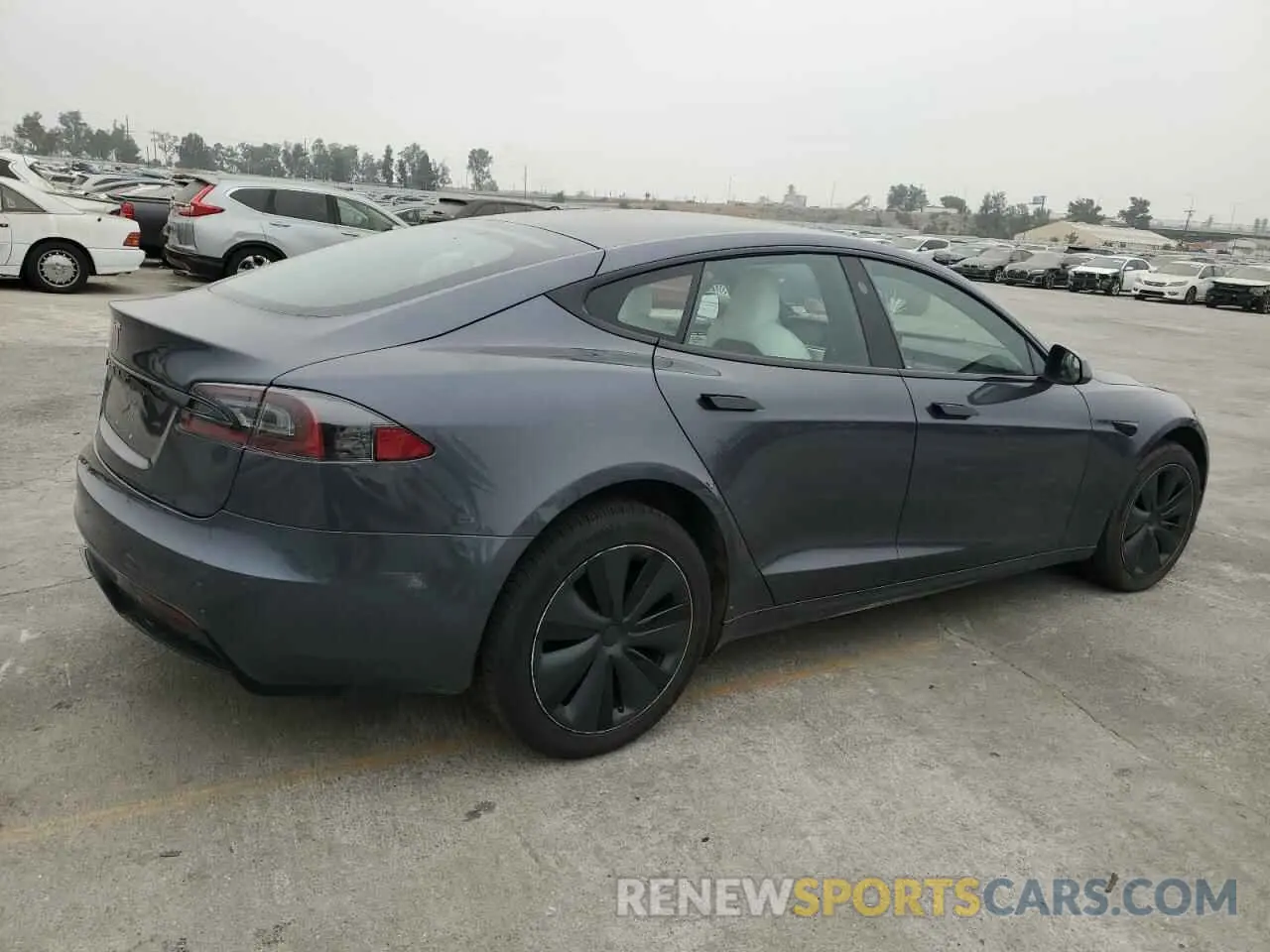 3 Фотография поврежденного автомобиля 5YJSA1E52MF451499 TESLA MODEL S 2021