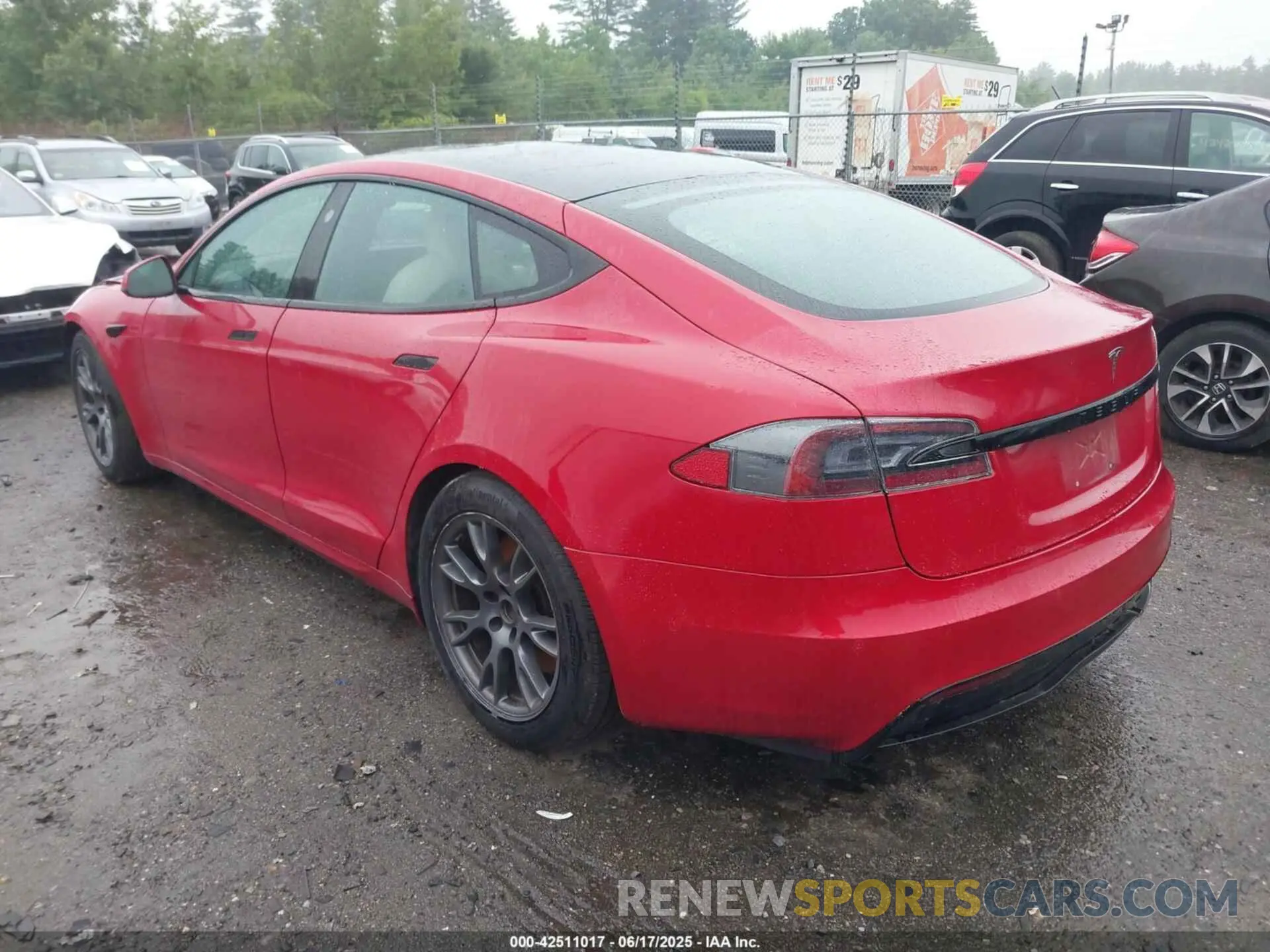 13 Фотография поврежденного автомобиля 5YJSA1E53MF428488 TESLA MODEL S 2021