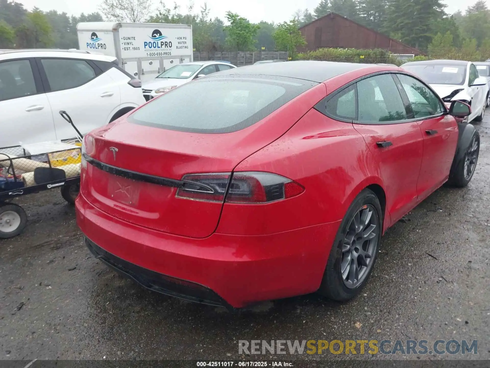 15 Фотография поврежденного автомобиля 5YJSA1E53MF428488 TESLA MODEL S 2021