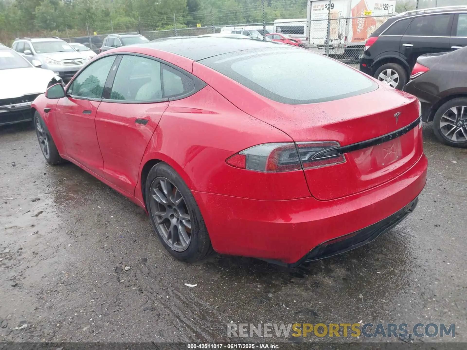 3 Фотография поврежденного автомобиля 5YJSA1E53MF428488 TESLA MODEL S 2021