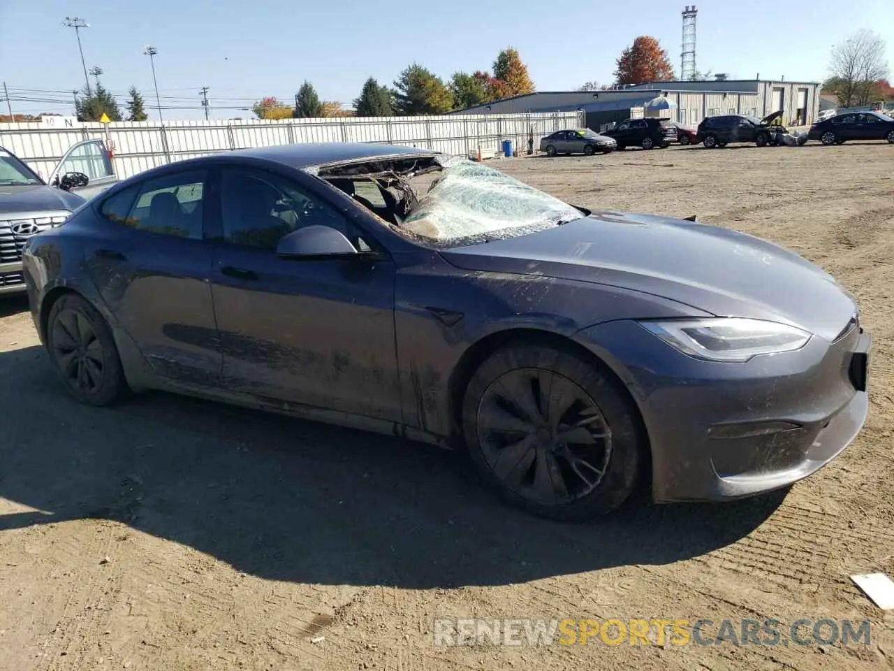 4 Фотография поврежденного автомобиля 5YJSA1E54MF456512 TESLA MODEL S 2021