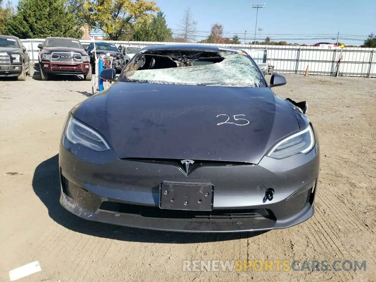 5 Фотография поврежденного автомобиля 5YJSA1E54MF456512 TESLA MODEL S 2021