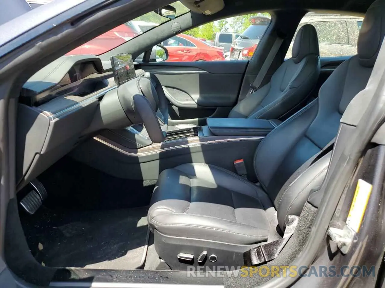 7 Photograph of a damaged car 5YJSA1E56MF456558 TESLA MODEL S 2021