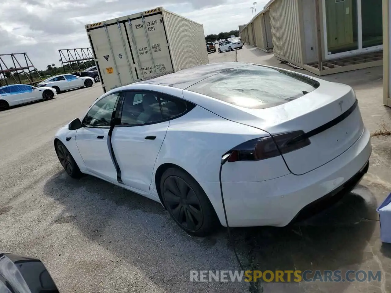 2 Фотография поврежденного автомобиля 5YJSA1E57MF453359 TESLA MODEL S 2021