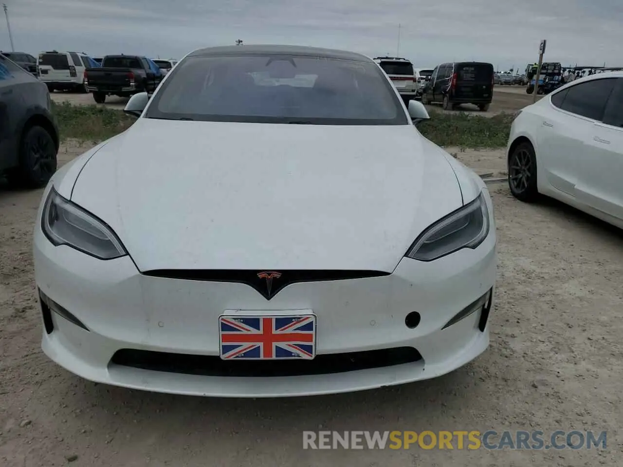 5 Photograph of a damaged car 5YJSA1E5XMF434594 TESLA MODEL S 2021