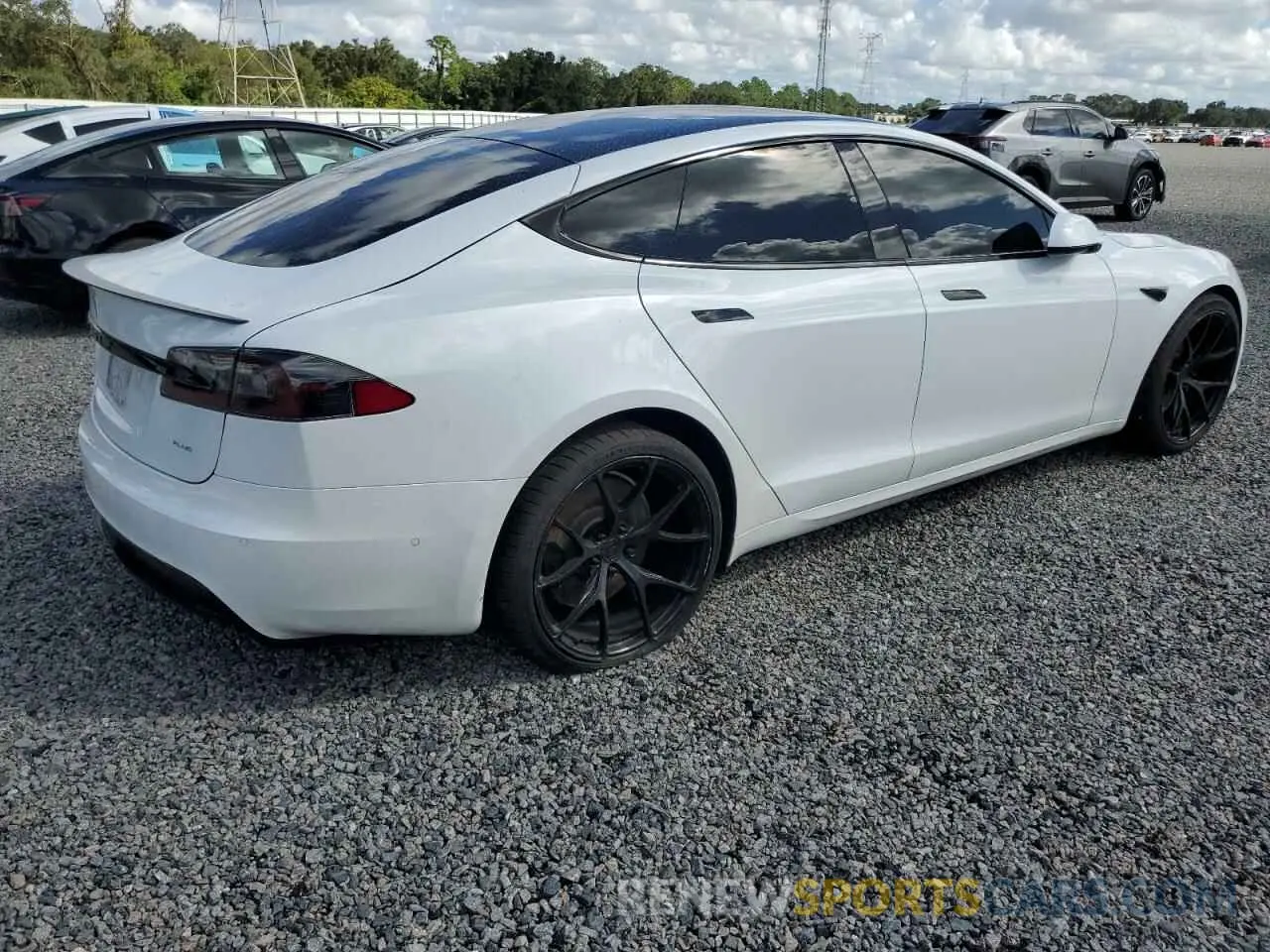 3 Фотография поврежденного автомобиля 5YJSA1E60MF439859 TESLA MODEL S 2021