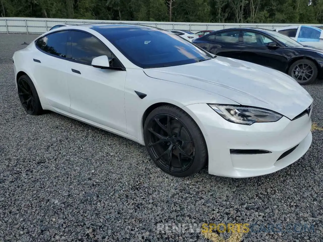 4 Фотография поврежденного автомобиля 5YJSA1E60MF439859 TESLA MODEL S 2021