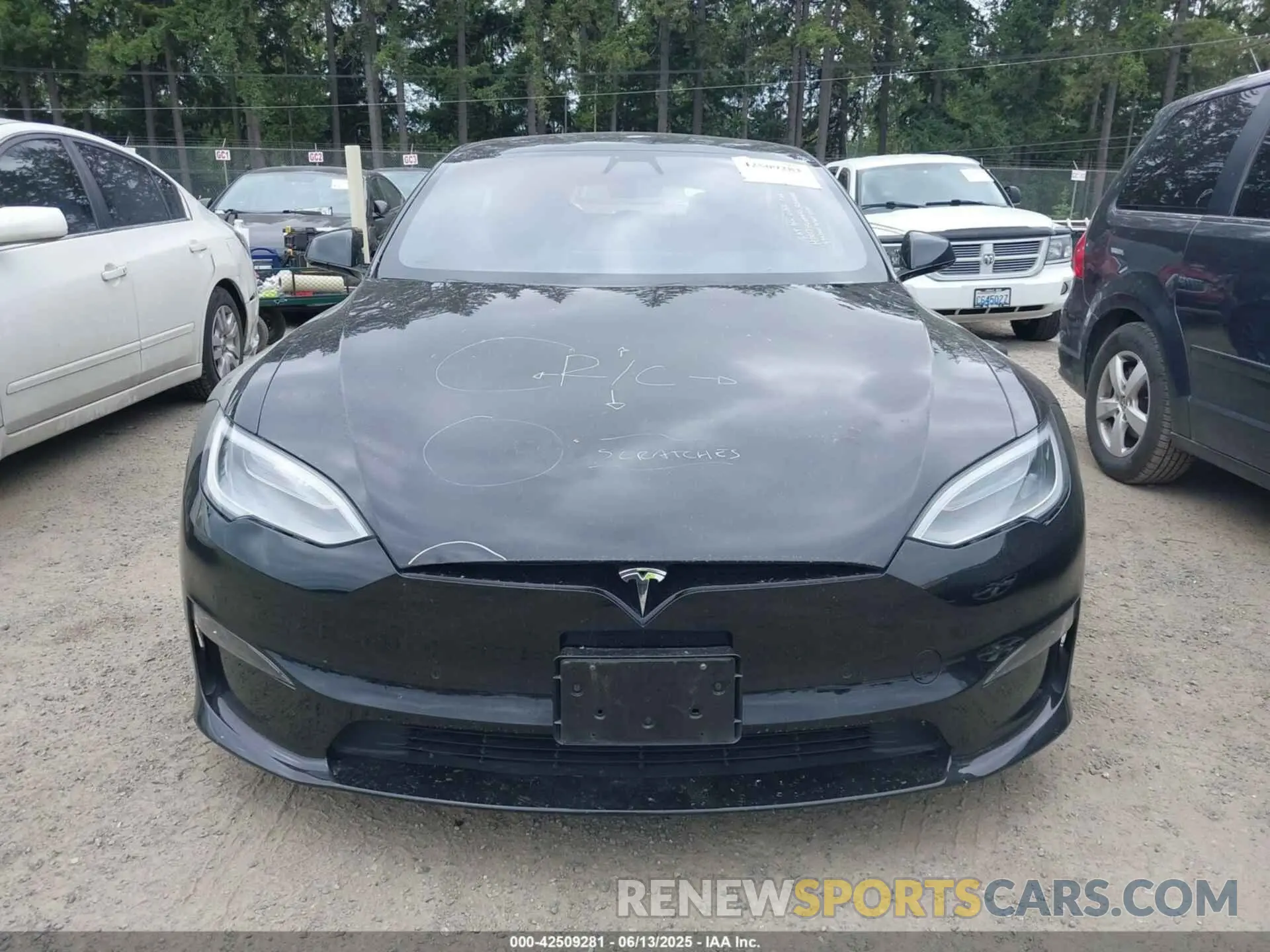 13 Photograph of a damaged car 5YJSA1E62MF447509 TESLA MODEL S 2021