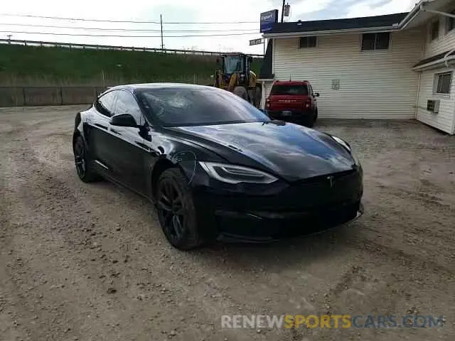 13 Photograph of a damaged car 5YJSA1E63MF451391 TESLA MODEL S 2021