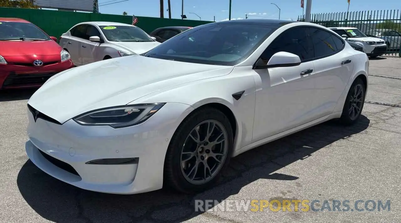 2 Фотография поврежденного автомобиля 5YJSA1E64MF447124 TESLA MODEL S 2021