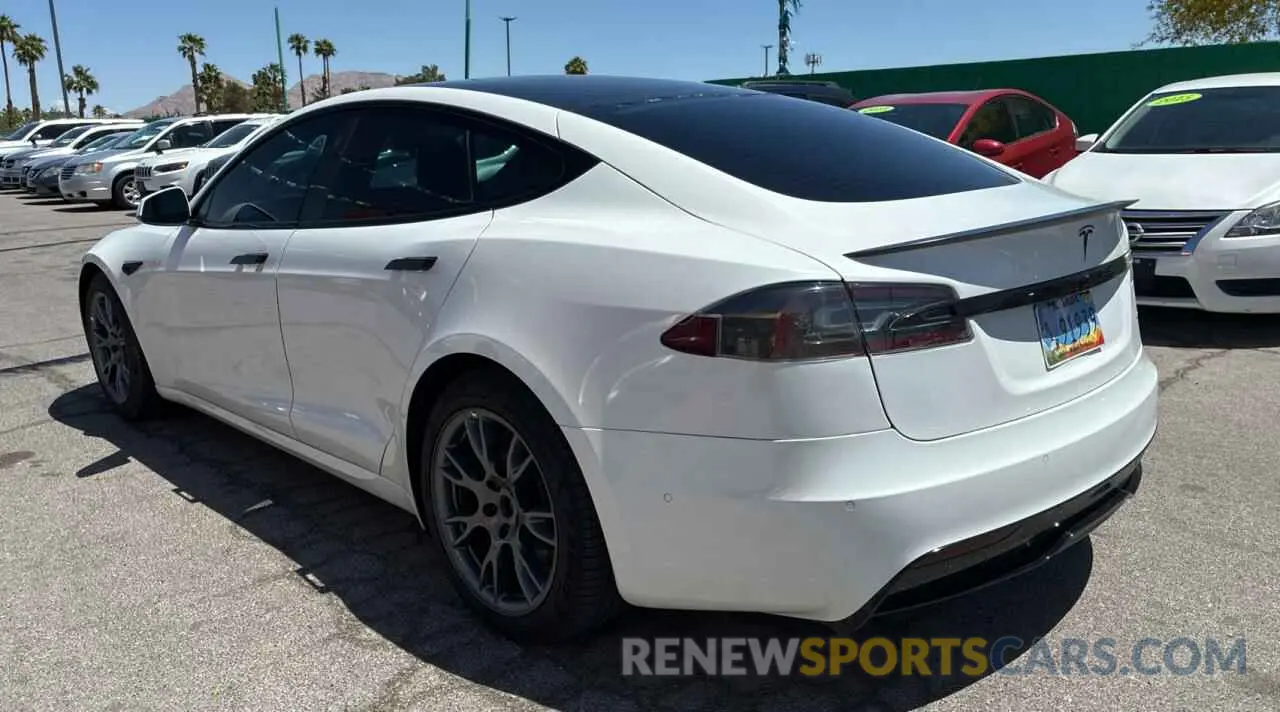 3 Фотография поврежденного автомобиля 5YJSA1E64MF447124 TESLA MODEL S 2021