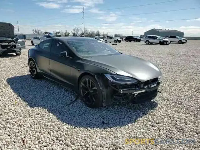 10 Photograph of a damaged car 5YJSA1E64MF451576 TESLA MODEL S 2021